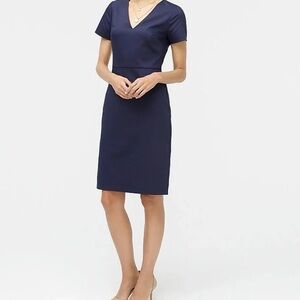 J. Crew Factory Navy Shift Work Dress
